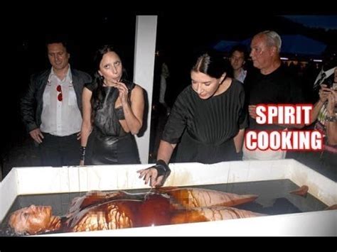 You can see Lady Gaga and Marina Abramovic partaking in this dinner of a deceased trafficked victim. . Adrenochrome and spirit cooking
